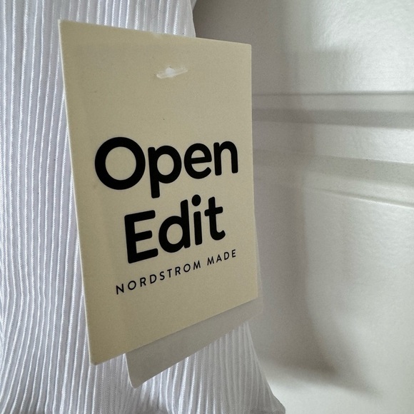 Open Edit White Tie Back‎ Strappy Tank Size M NWT - Picture 4 of 8